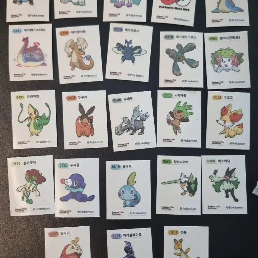 [BUNJANG] Pokemon 30th Anniversary Ppittippiseal / (단종)포켓몬 30주년 기념 띠부띠부씰 팔아요