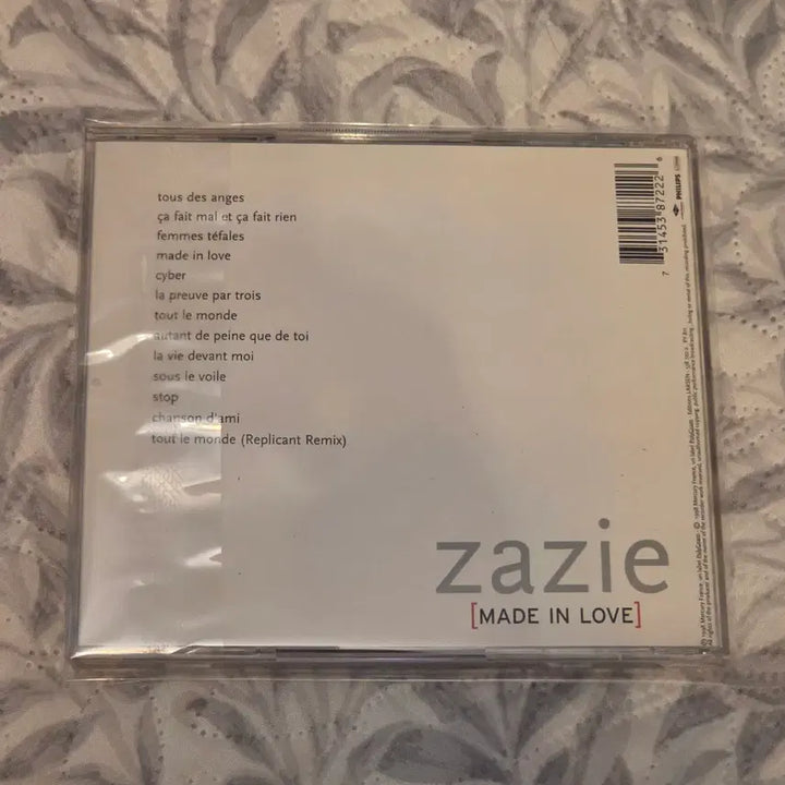 [BUNJANG] Zazie Made in Love French Chanson CD / zazie 자지 MADE IN LOVE 프랑스 샹송 CD 중고