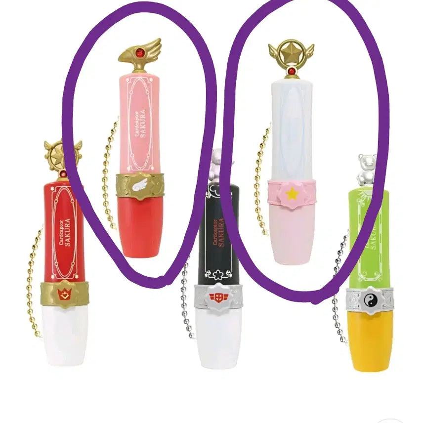 [BUNJANG] Bandai Cardcaptor Sakura Miniature Collection 2 Figure 4 Set + Lip Case 2 Set / (총6종)반다이 카드캡터체리미니어처컬렉션2 피규어4종셋+립케이스2종