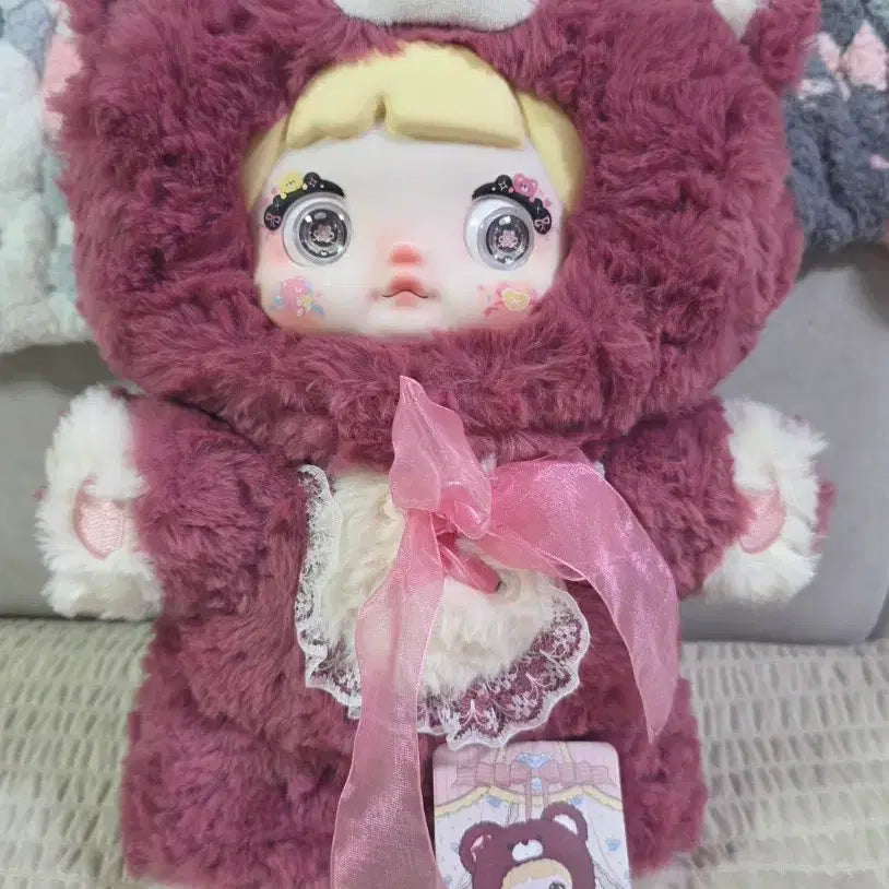 [BUNJANG] Nomi Nomigoodnightbear 400% Burgundy Bear / [정품]노미곰 노미굿나잇베어 400% 버건디곰