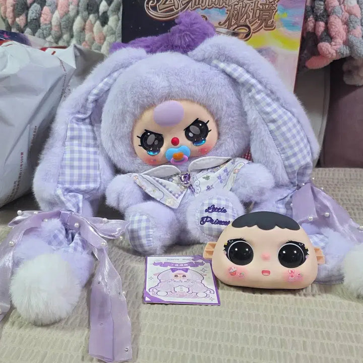 [BUNJANG] JI-MOO 2nd Gen Princess 400% Bearbrick / [정품]지이모 2세대 프린세스 400% 보라긴귀