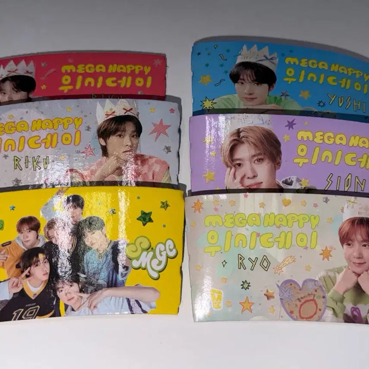 [BUNJANG] NCT WISH 2025 Mega Coffee Cup Holder Bundle Set / 위시 메가커피 컵홀더 2025 일괄