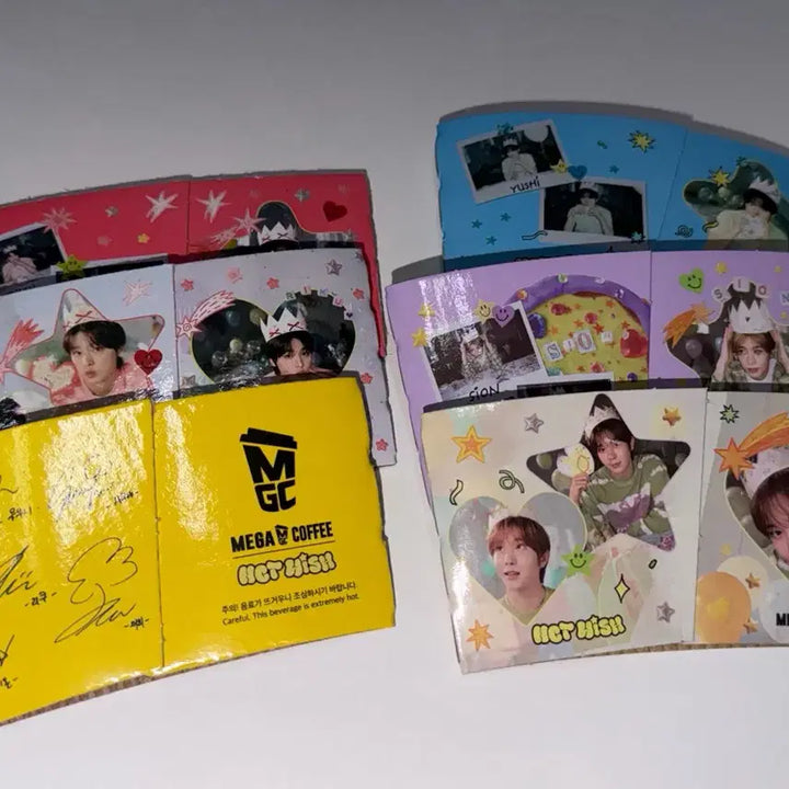 [BUNJANG] NCT WISH 2025 Mega Coffee Cup Holder Bundle Set / 위시 메가커피 컵홀더 2025 일괄