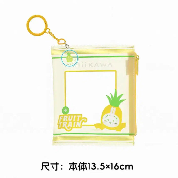 [BUNJANG] Chiikawa Usagi Pineapple Fruit Series Pouch / 우사기 파인애플 과일 시리즈 파우치 치이카와 먼작귀 미니소