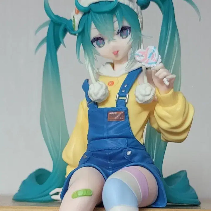 [BUNJANG] Lollipop Miku Noodle Stopper Figure / 롤리팝 미쿠 누들스토퍼 피규어