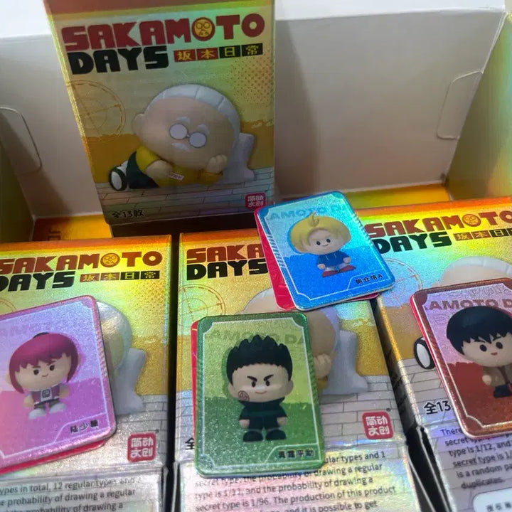 [BUNJANG] Sakamoto Days Rice Ball Figures Nagumo, Shin, Heisuke, Rui Bundle Set / 사카모토데이즈 쌀알 피규어 나구모, 신, 헤이스케, 루 일괄