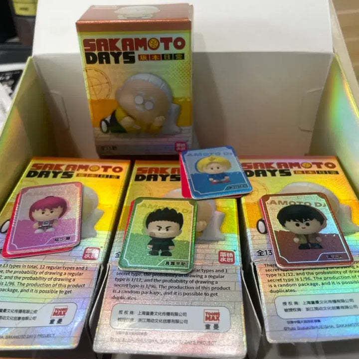 [BUNJANG] Sakamoto Days Rice Ball Figures Nagumo, Shin, Heisuke, Rui Bundle Set / 사카모토데이즈 쌀알 피규어 나구모, 신, 헤이스케, 루 일괄