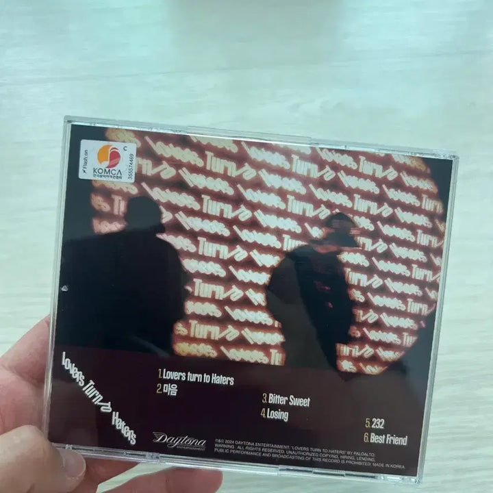 [BUNJANG] Paloalto Lovers Turn To Haters Signed CD / 팔로알토 Lovers Turn To Haters CD 싸인반