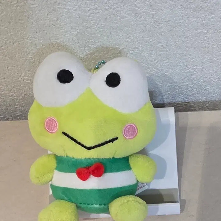 [BUNJANG] Sanrio Kerokerokeroppi Keychain Plush / 캐로캐로캐로피  키링 인형