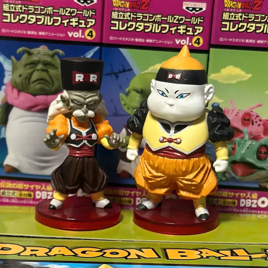 [BUNJANG] Dragon Ball World Collectable Figure Android 19 &amp; 20 (No Box) / 드래곤볼 월콜 인조인간 19호&amp;20호 노박스