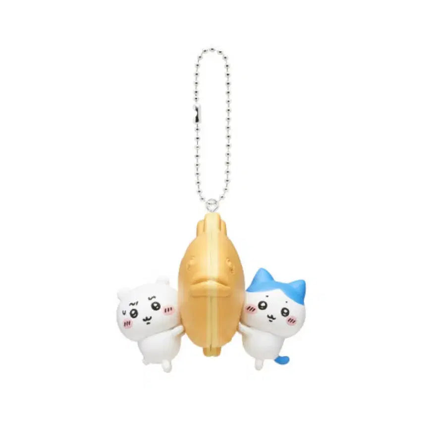 [BUNJANG] Cheekawa Tabemono Series 3 Taiyaki Figure Keychain / 먼작귀 치이카와 타베모노 3탄 붕어빵 새상품