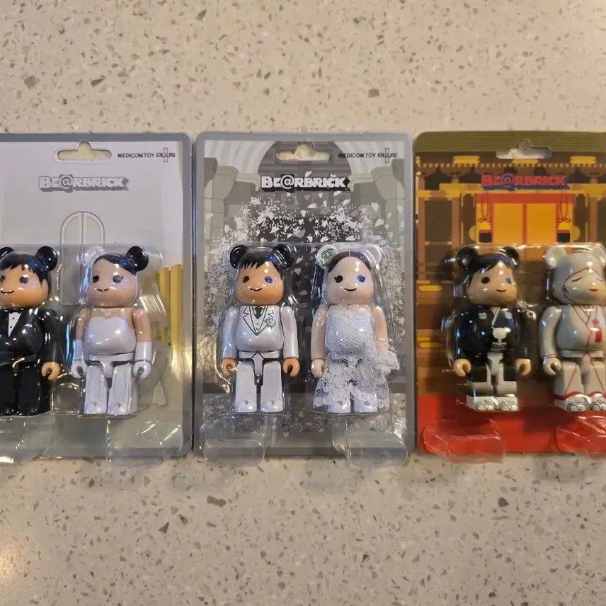 [BUNJANG] Bearbrick Wedding 3 Types Unsealed New Product / 베어브릭 웨딩 3종 미개봉 새상품