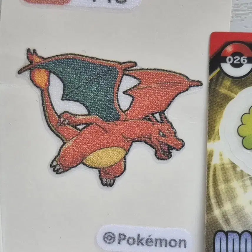 [BUNJANG] Pokemon Sticker Charmander 0006 / 포켓몬스터 0006 리자몽 띠부띠부씰