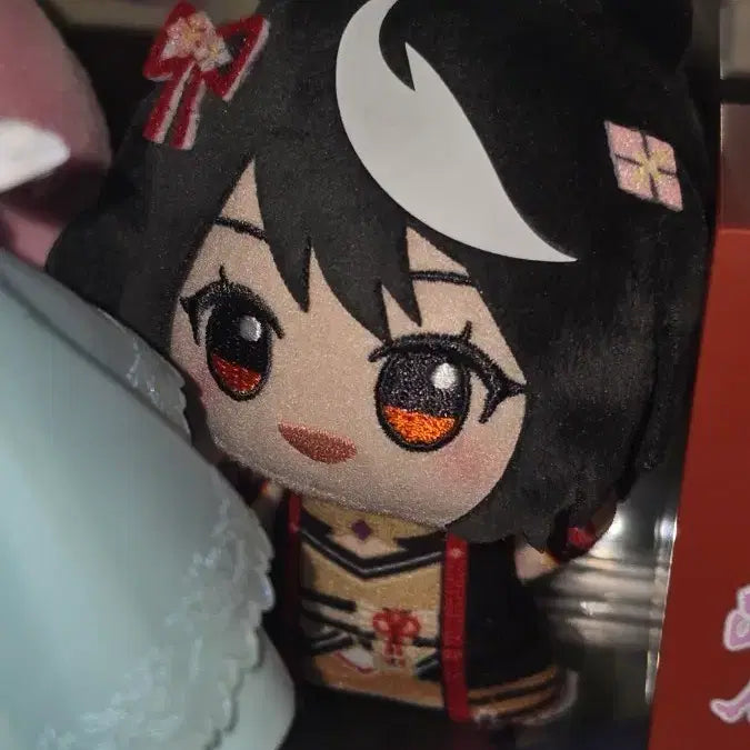 [BUNJANG] Uma Musume Kitaksan Black Chibi Plush Doll / 우마무스메 키타산 블랙 치비누이구루미