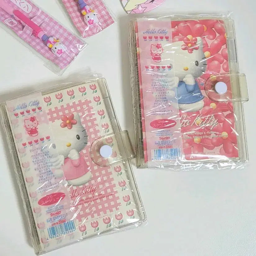 [BUNJANG] Sanrio Classic Kitty Angel Kitty Vintage Stationery Diary Set / 고전키티 다이어리 천사키티 고전문구