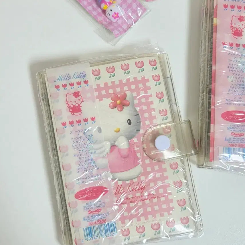 [BUNJANG] Sanrio Classic Kitty Angel Kitty Vintage Stationery Diary Set / 고전키티 다이어리 천사키티 고전문구
