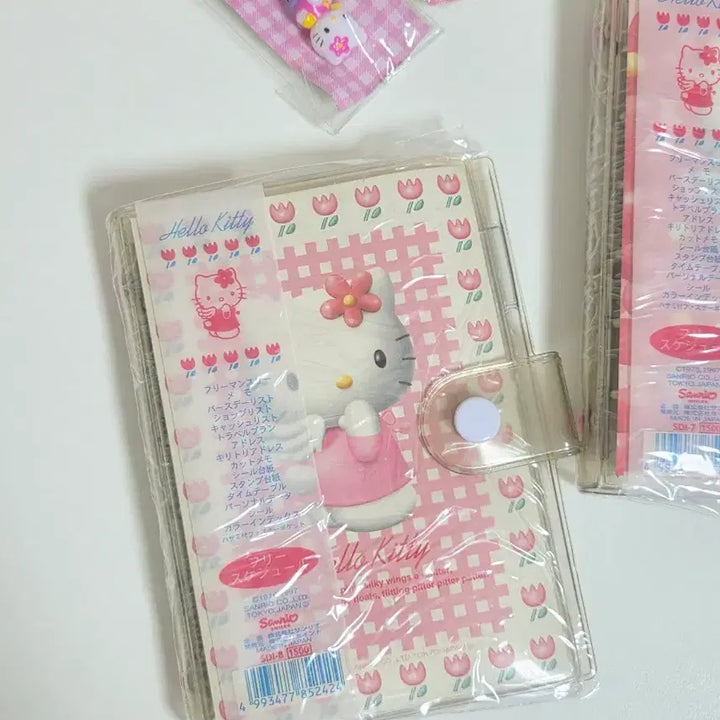[BUNJANG] Sanrio Classic Kitty Angel Kitty Vintage Stationery Diary Set / 고전키티 다이어리 천사키티 고전문구
