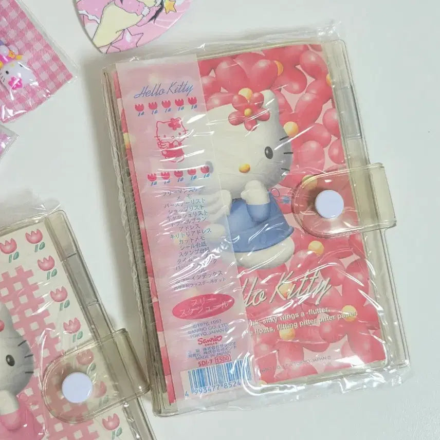 [BUNJANG] Sanrio Classic Kitty Angel Kitty Vintage Stationery Diary Set / 고전키티 다이어리 천사키티 고전문구