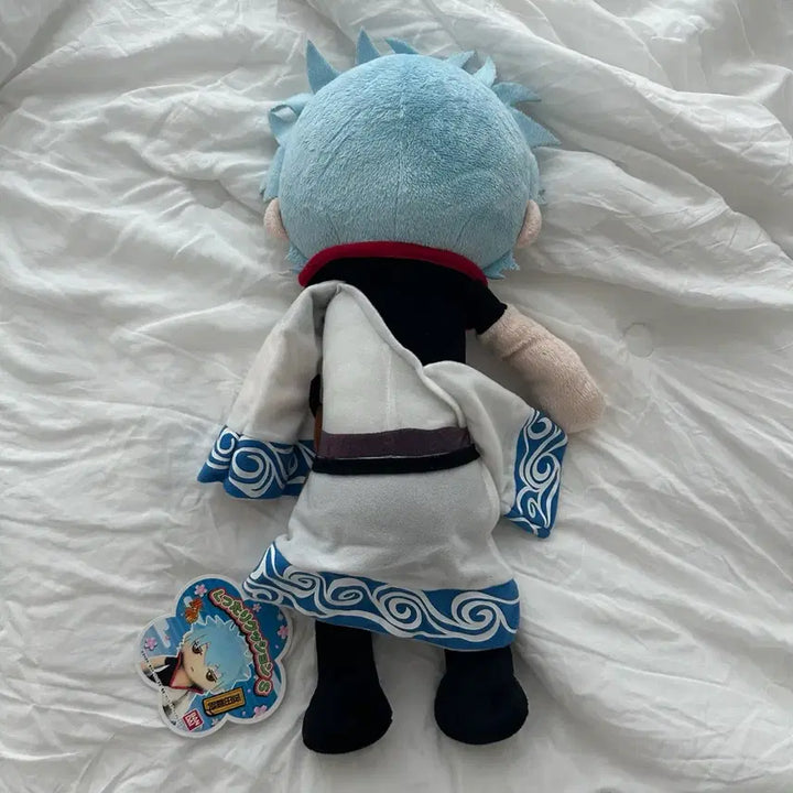 [BUNJANG] Gintama Gintoki Kuttari Plush Doll S / [택포] 은혼 긴토키 쿳타리 누이 인형 S
