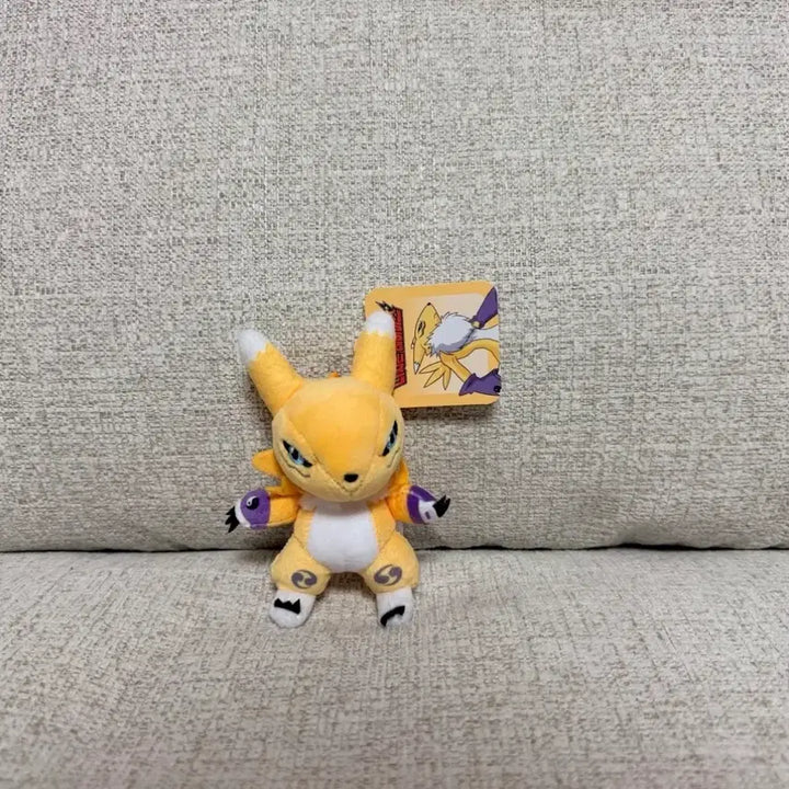 [BUNJANG] Digimon Authentic Renamon Keyring Plush / 정품 디지몬 레나몬 키링 인형