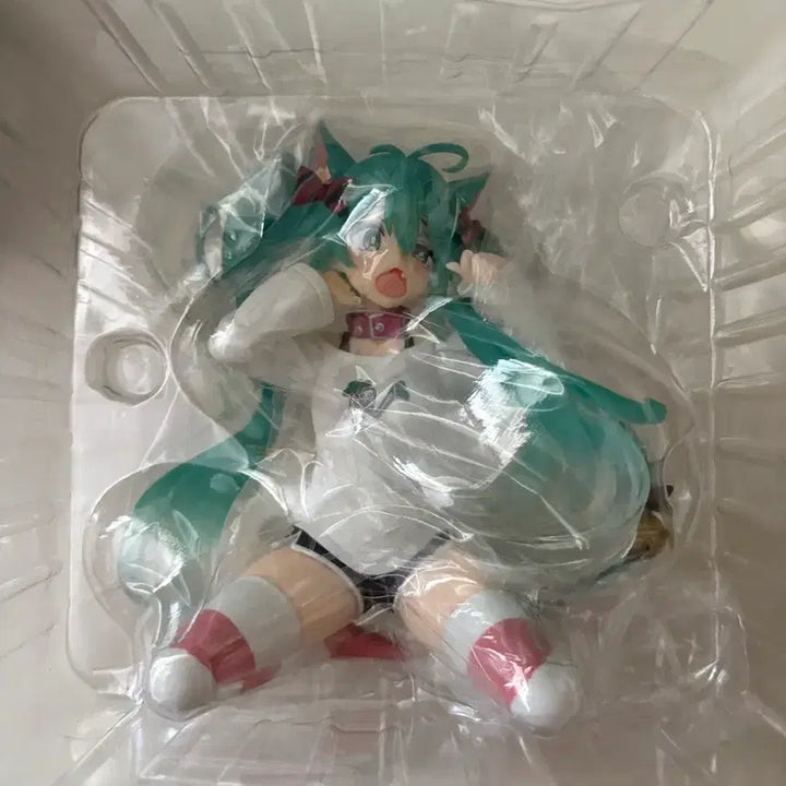 [BUNJANG] Hatsune Miku Desktop Nekomimi T-Shirt Figure / 하츠네 미쿠 데스크탑 네코미미 티셔츠 피규어