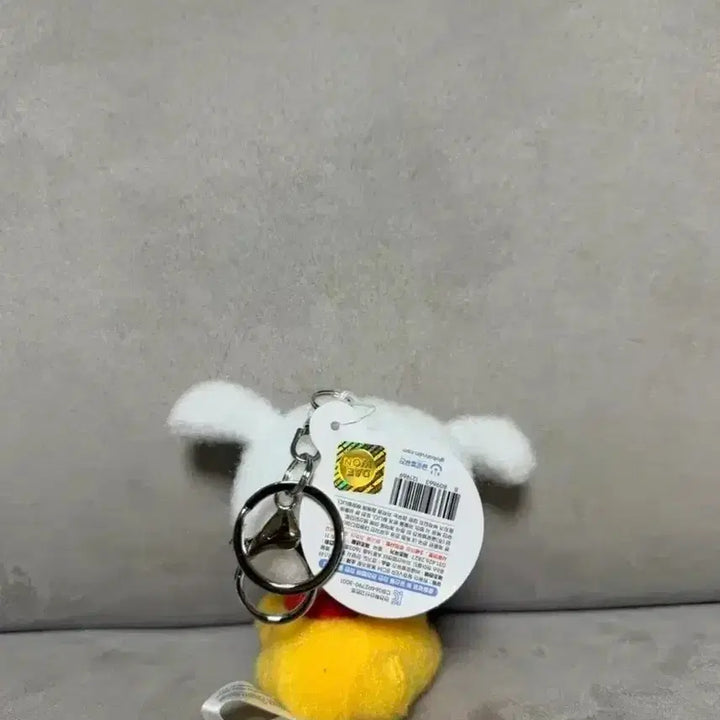[BUNJANG] Crayon Shin-chan Shiro Detective Version 8cm Keychain Doll / 정품 짱구는못말려 흰둥이 탐정 버전 8cm 키링 인형
