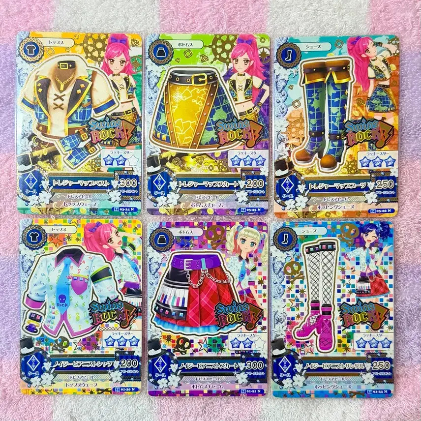 [BUNJANG] Aikatsu! Akari Ichigo Rima Seira Normal Card Bundle Set / 아이카츠 아이엠스타 엔젤리슈가 스윙락 이치고 라임 세이라 노멀카드 일괄