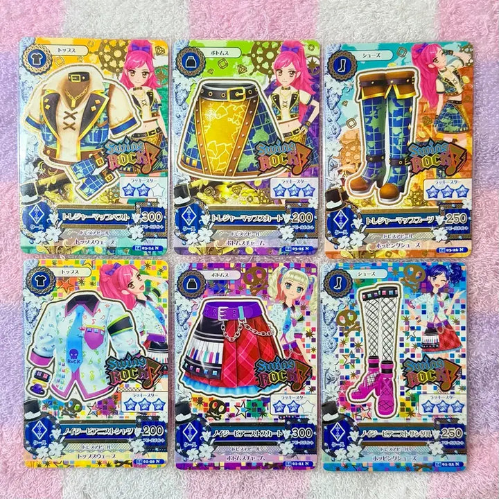 [BUNJANG] Aikatsu! Akari Ichigo Rima Seira Normal Card Bundle Set / 아이카츠 아이엠스타 엔젤리슈가 스윙락 이치고 라임 세이라 노멀카드 일괄