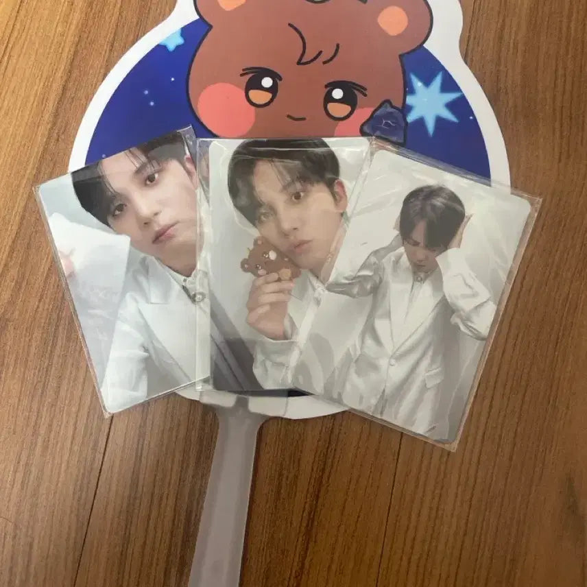 [BUNJANG] ATEEZ Aniteez Pop-up 8-Second Game Jongho Photocard &amp; Fan Set / 에이티즈 애니티즈 팝업 입장 8초 게임 종호포카 부체 세트