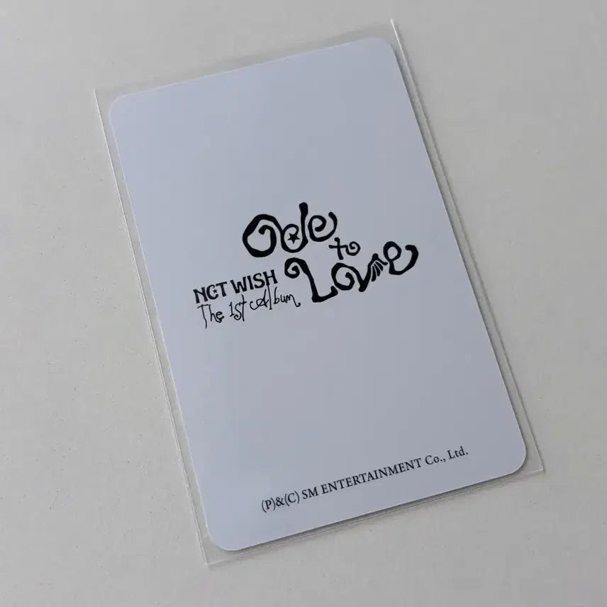 [BUNJANG] NCT WISH ONEOHTRIX POINT NEVER Official Photocard Eros TT Leo / 엔시티위시 오드투러브 패키지 초회한정반 에로스 티티 료 포카