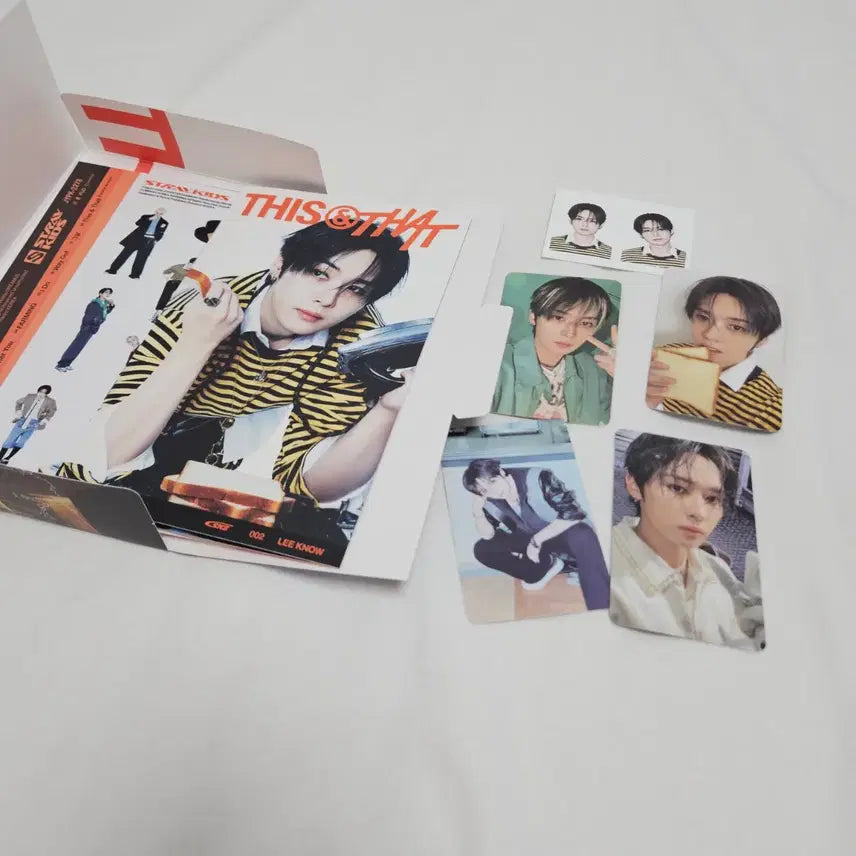 [BUNJANG] Stray Kids Lee Know This &amp; That Fans LP Split Set / 리노 세트/ 스트레이키즈 디스앤댓 개인반 &amp; 앤드버전 팬즈 엘피 분철 lp fans this&amp;that