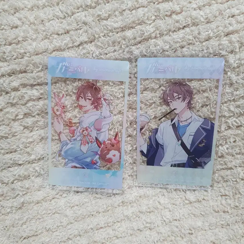 [BUNJANG] Nukarnival Eight Birthday Cafe Acrylic Card 2-Type Bundle Set / 누카니발 에이트 생카 아크릴카드 2종 일괄