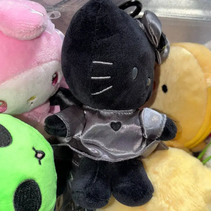 [BUNJANG] Hello Kitty Black Angel Mascot Doll Keyring / 키티 블랙엔젤 마스코트 인형키링
