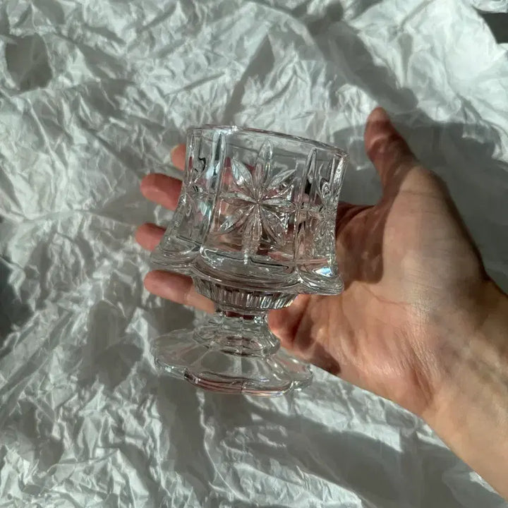 [BUNJANG] Vintage Crystal Candle Holder / 빈티지 크리스탈 캔들홀더
