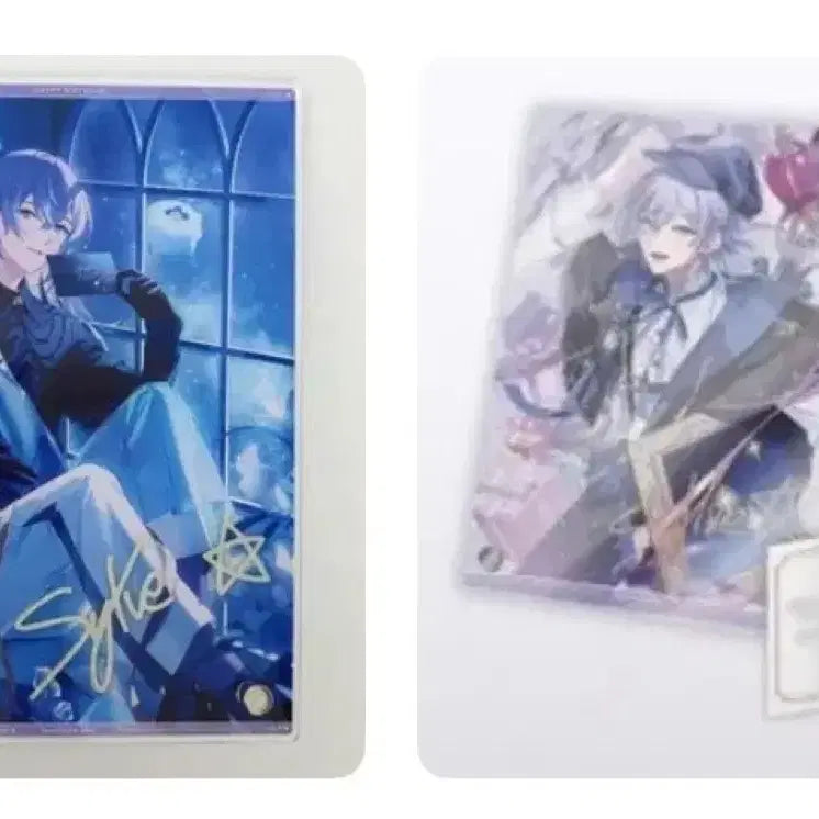 [BUNJANG] Nijisanji HoshiRuby 2024-2025 Acrylic Panel Set, Cheki &amp; Can Badge Bundle / 급처 일괄) 니지산지 호시루베 2024,2025 아크릴판넬세트+체키&amp;캔벳지