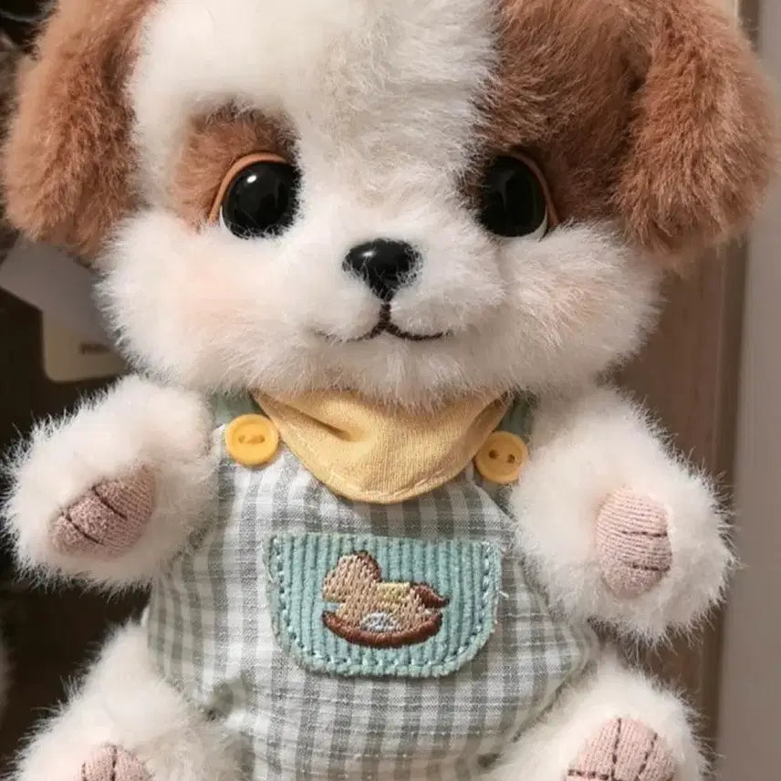 [BUNJANG] Bobonut Limited Edition Teddy Bear Plush Doll Nino XS Keychain Articulated Doll / 현물 보보넛 한정판 테디테어 애착인형 니노 xs키링 관절인형 강아지인형