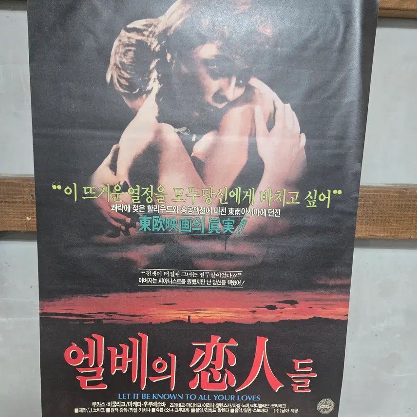 [BUNJANG] The Host Original Movie Poster / 엘베의 연인들/ 오리지널 포스터 / 영화자료 수집