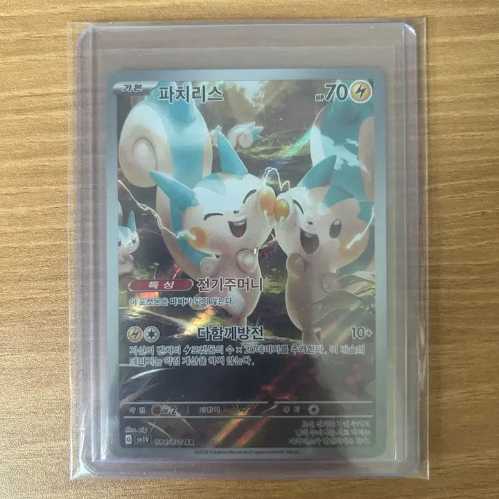 [BUNJANG] Pokemon Card Pachirisu AR / 포켓몬카드 파치리스 ar