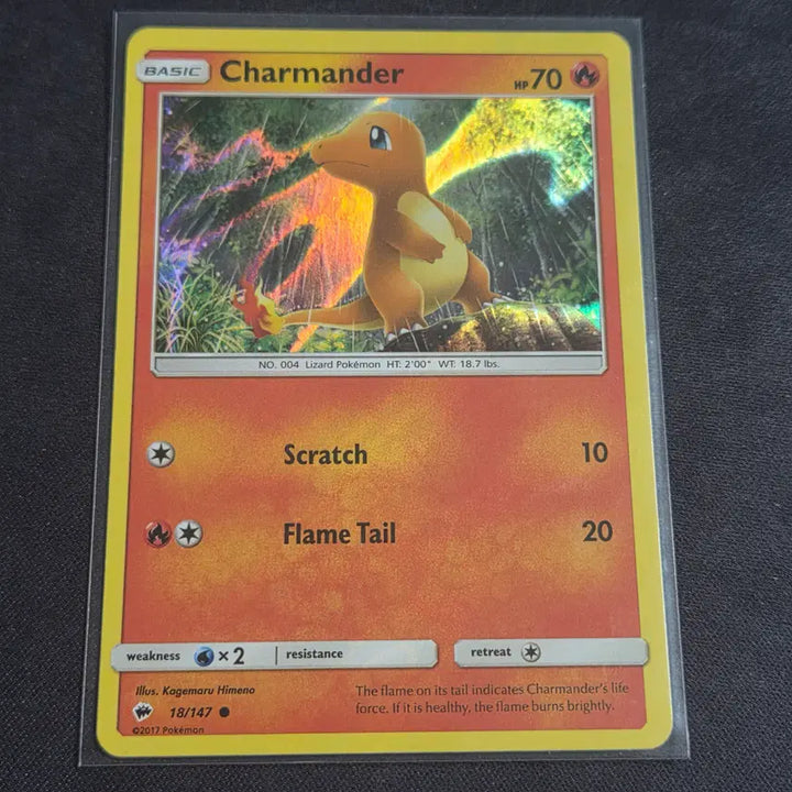 [BUNJANG] North American Edition Charmander Holo Pokemon Card / [포켓몬 카드] 북미판 파이리 홀로