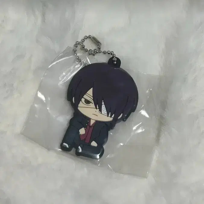 [BUNJANG] Gintama 3rd Year Z-Class Shinsuke Takasugi Rubber Keyring / 3학년 z반 긴파치 센세 타카스기 신스케 러버