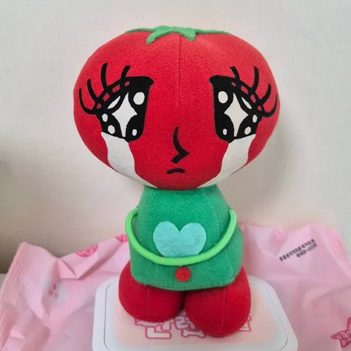 [BUNJANG] Vintage Tomato &amp; Strawberry Girl Doll / 고전 빈티지 토마토짱 딸기 소녀 인형