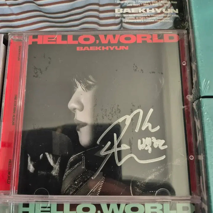 [BUNJANG] EXO Baekhyun Hello World Album Set Bundle / 친필사인 미개봉 엑소 백현 헬로월드 앨범 세트등 일괄 배송비포함