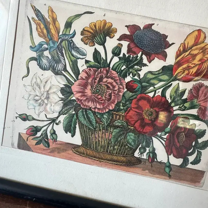 [BUNJANG] Vintage Floral Frame (Germany) / 독일)빈티지 플로랄 액자