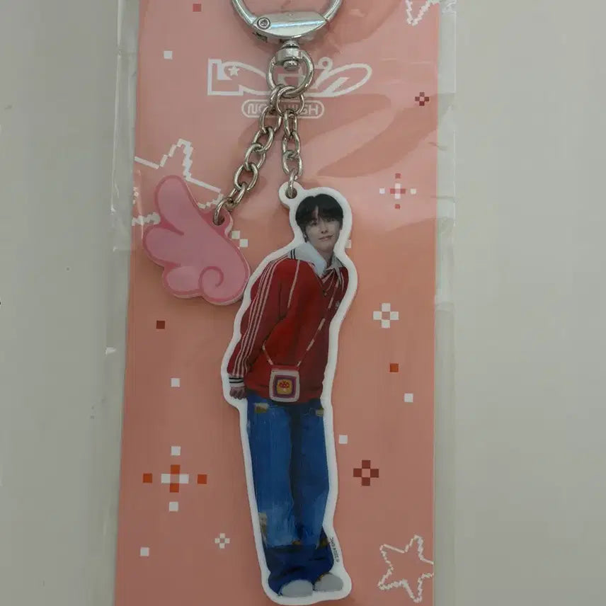 [BUNJANG] NCT WISH Riiku Wings Mascot Keyring / 엔시티위시 일투 로그인 엠디 리쿠 날개 / 마스코트 키링