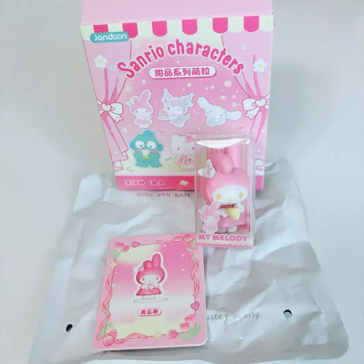 [BUNJANG] Sanrio My Melody Dessert Rice Ball Figure / [새상품 정품] 마이멜로디 디저트 쌀알 피규어