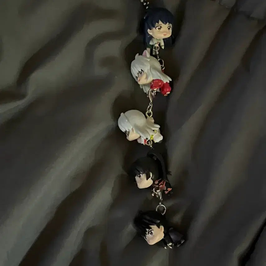 [BUNJANG] Inuyasha Gachapon Figurines Set / 이누야샤 대롱가챠 5종 일괄