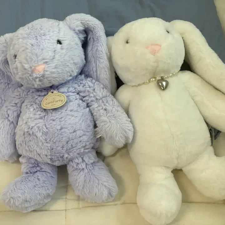 [BUNJANG] Comforter Rabbit Plush Set Bundle / comforty 토끼인형 세트 일괄