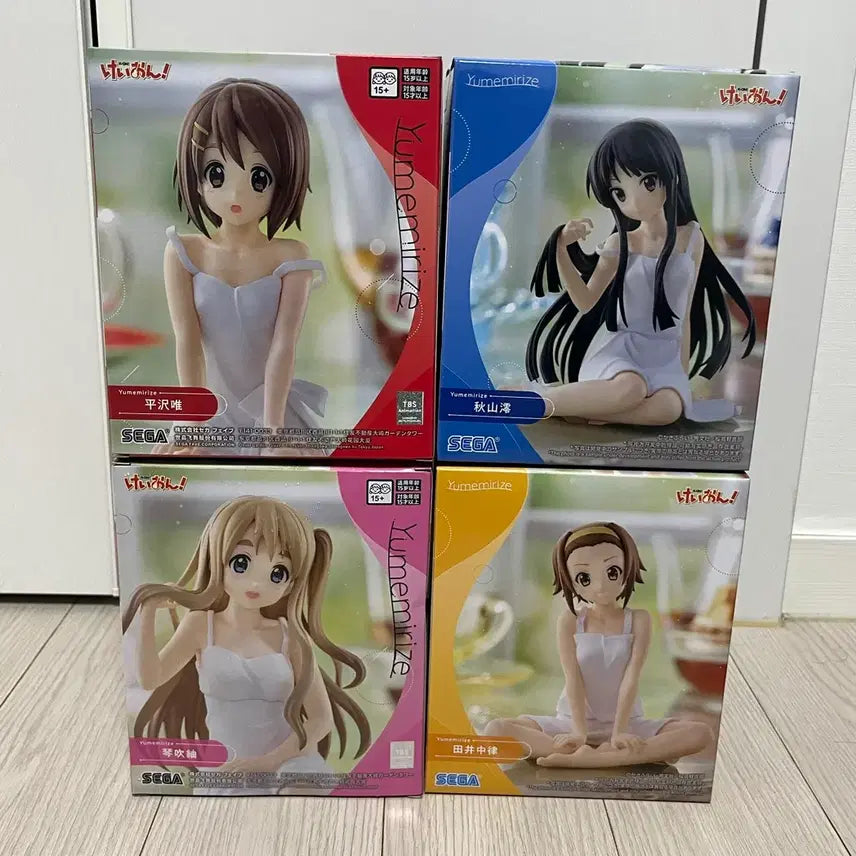 [BUNJANG] SEGA K-On! Yumemirize 4-Figure Set / SEGA 케이온! 유메미라이즈 피규어 4종세트