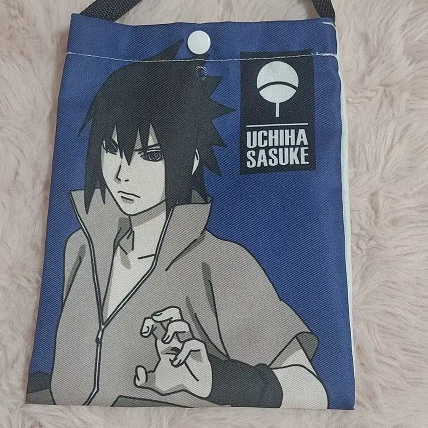 [BUNJANG] Naruto Sasuke Uchiha Pouch Bag Crossbody / 나루토 우치하 사스케 파우치 가방 크로스백