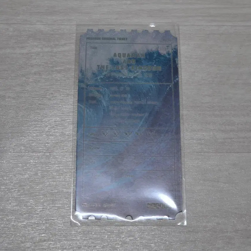 [BUNJANG] Aquaman and the Lost Kingdom Original Ticket / 아쿠아맨 오리지널티켓